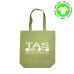 Katoenen Tas met bodem incl. opdruk met GOTS-certificering