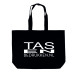 Katoenen shopper met souffle